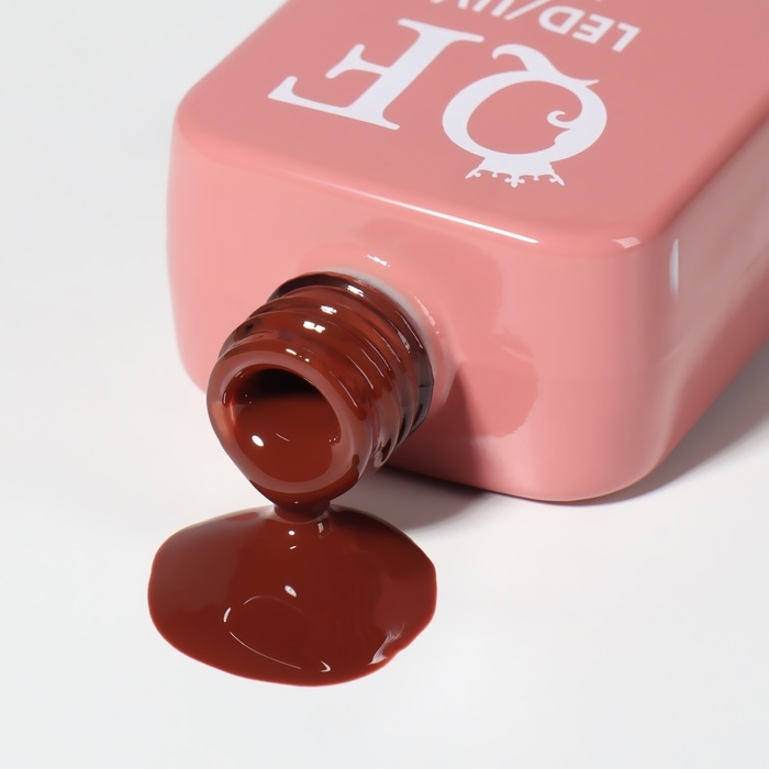 Гель лак для ногтей «SIMPLE», 3-х фазный, 10 мл, LED/UV, цвет коричневый (124) Гель лак для ногтей «SIMPLE», 3-х фазный, 10 мл, LED/UV, цвет коричневый (124)