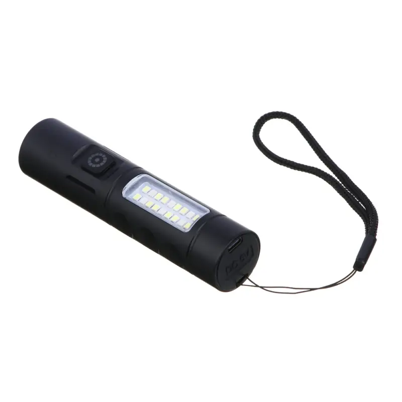 Фонарь рабочий тм ЕРМАК, 6 режимов, 1200мАч, зарядка Type-C, красный свет, 118х28 мм