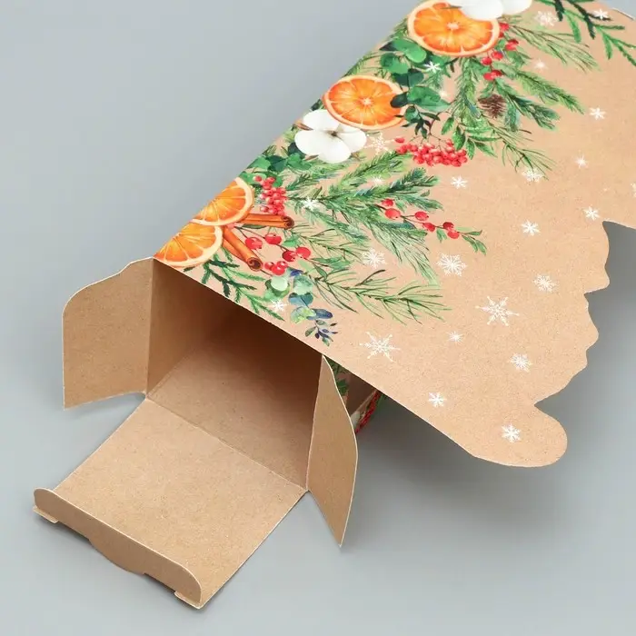 Коробка для макарун «Самого лучшего нового года» 18×5.5×5.5 см Коробка для макарун «Самого лучшего нового года» 18×5.5×5.5 см
