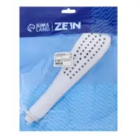Душевая лейка ZEIN Z0202, 1 режим, 63&times;250 мм, пластик, цвет белый, хром