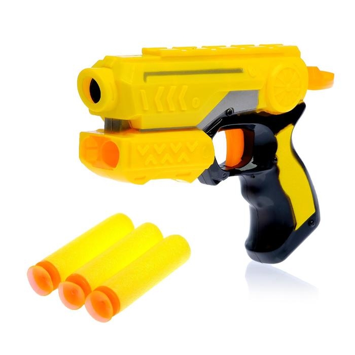 Пистолет «Меткий стрелок», стреляет мягкими пулями, цвета МИКС Пистолет «Меткий стрелок», стреляет мягкими пулями, цвета МИКС