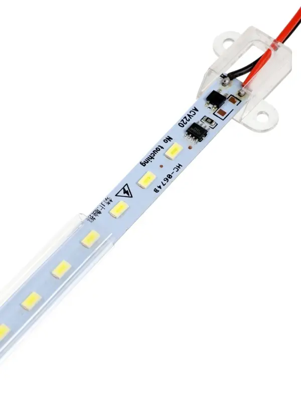 Светильник светодиодный, 1 м, линейка, в корпусе, 12 Вт, 220 В, 1800 Лм, 76 LED, 6500K, SMD5630