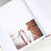 Фотоальбом на 200 фото 10х15 см "Кольца молодых и свадебный букет" в коробке 5,5х20,5х26 см   109627