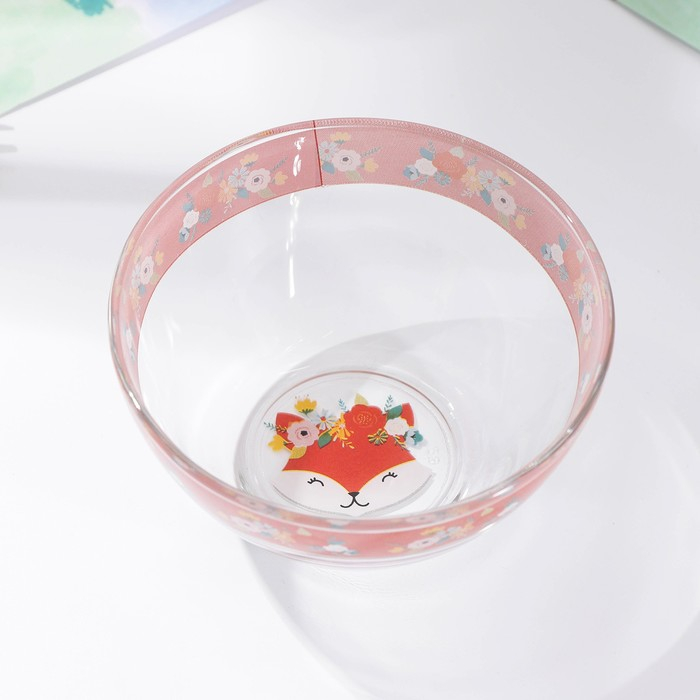 Набор детской посуды Доляна «Лисёнок», 3 предмета: миска 450 мл, тарелка d=20 см, кружка 200 мл Набор детской посуды Доляна «Лисёнок», 3 предмета: миска 450 мл, тарелка d=20 см, кружка 200 мл