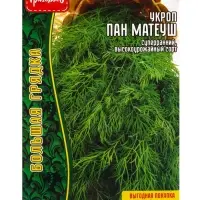 Семена Укроп &laquo;Пан Матеуш&raquo; быстроотрастающий, 2500 шт., &laquo;Григорьев&raquo;