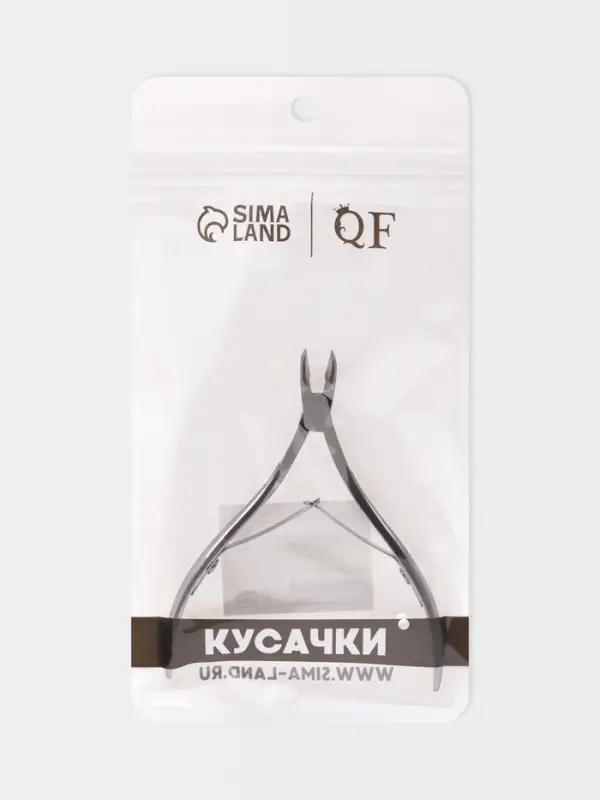 Кусачки маникюрные, двойная пружина, 10 см, длина лезвия-8 мм