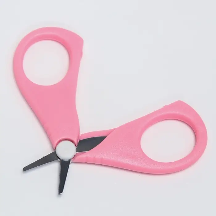 Набор по уходу за ребенком, 5 предметов: расческа, пинцет, ножницы, книпсер, пилка, розовый