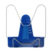 Подставка для книг Calligrata &laquo;ПРЕСТИЖ&raquo;, с пластмассовым упором, европодвес, синяя