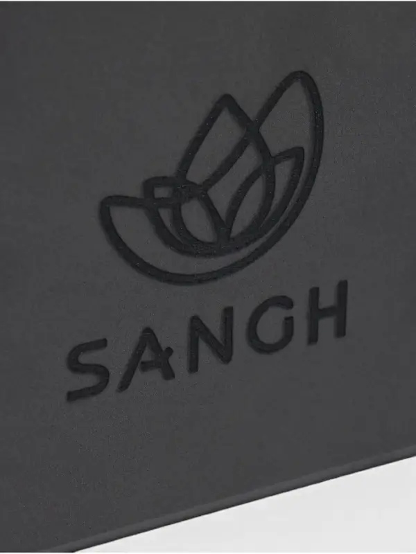 Блок для йоги Sangh, 23&times;15&times;8 см, чёрный