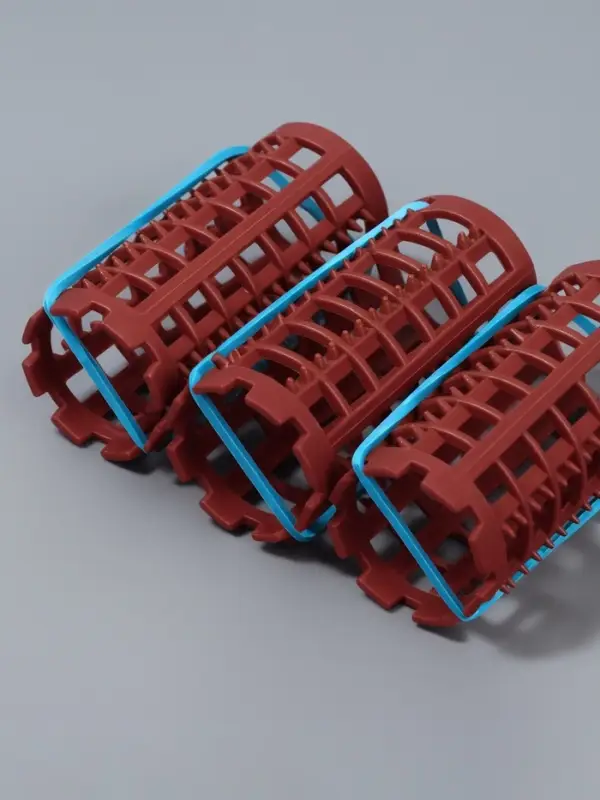 Бигуди на резинке, d=2.7 см, 8 шт., МИКС