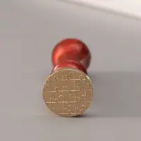 Печать для сургуча с пластиковой ручкой &laquo;Пазл&raquo;, 6.3&times;2.5&times;2.5 см