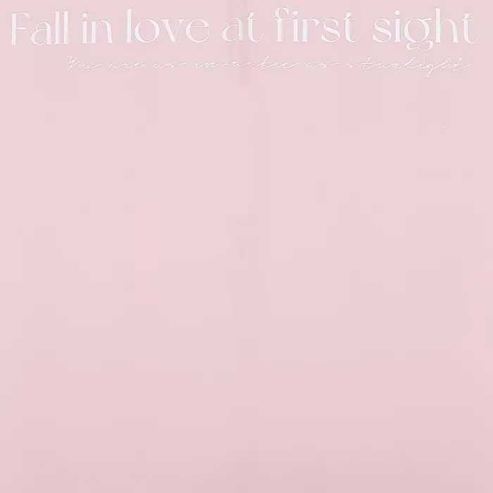 Пленка для цветов матовая, "Любовь", 58х58см, розовый