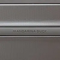 Чемодан Logoduck M, серебристый
