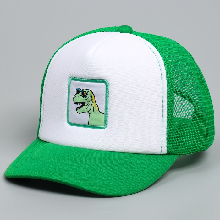 Кепка детская для мальчика «Крутой дино», р-р 52-54, 5-7 лет Кепка детская для мальчика «Крутой дино», р-р 52-54, 5-7 лет