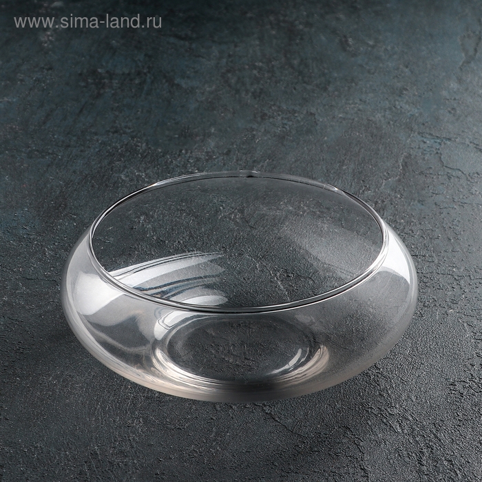 Конфетница стеклянная «НЛО», 1,8 л, 20×7 см Конфетница стеклянная «НЛО», 1,8 л, 20×7 см