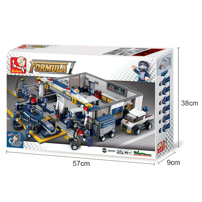 Конструктор «Сервисная станция», 741 деталь Конструктор «Сервисная станция», 741 деталь