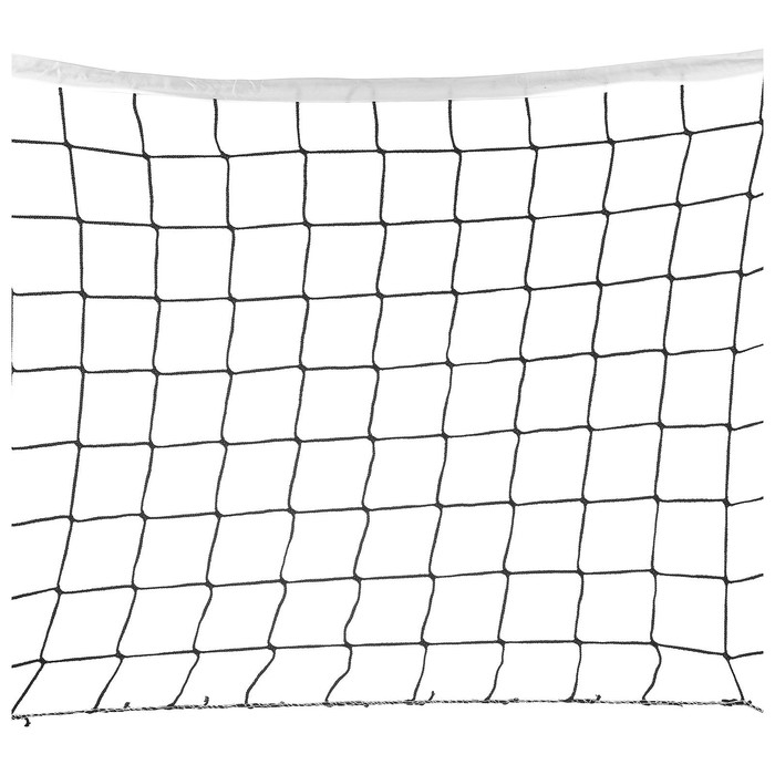 Сетка волейбольная ONLYTOP, с тросом, нить 2 мм, 9,5х1 м Сетка волейбольная ONLYTOP, с тросом, нить 2 мм, 9,5х1 м