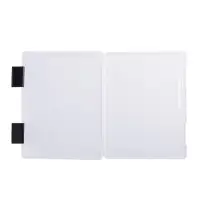 Папка для документов А4, с черными защелками, 230&times;305&times;40 мм, прозрачный корпус