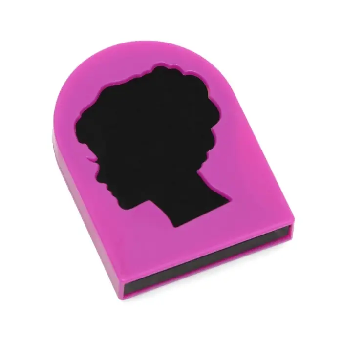 Мелок для волос с зажимом, фиолетовый Мелок для волос с зажимом, фиолетовый