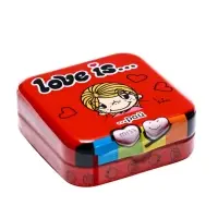 Конфеты освежающие Love is, в форме сердца, со вкусом клубники, 20 г