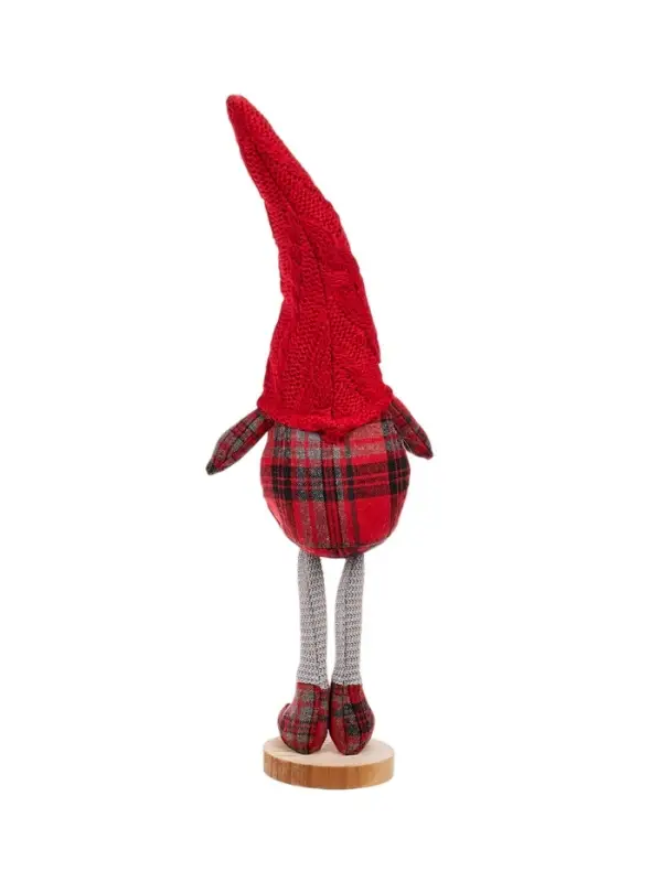 Фигура текстиль «Гном в красном» 55 см, 1 LED, от батареек AG13×3, свечение тёплое белое Фигура текстиль «Гном в красном» 55 см, 1 LED, от батареек AG13×3, свечение тёплое белое