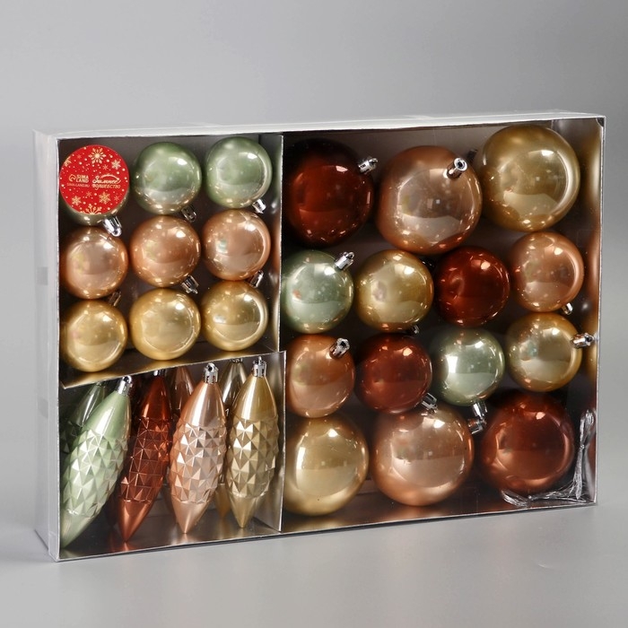 Набор украшений пластик 31 шт Набор украшений пластик 31 шт "Пласкетта" грация, микс