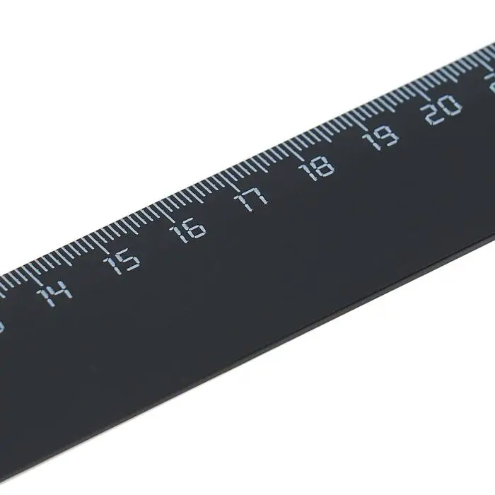 Линейка 30 см Стамм, пластиковая, непрозрачная, черная, европодвес Линейка 30 см Стамм, пластиковая, непрозрачная, черная, европодвес