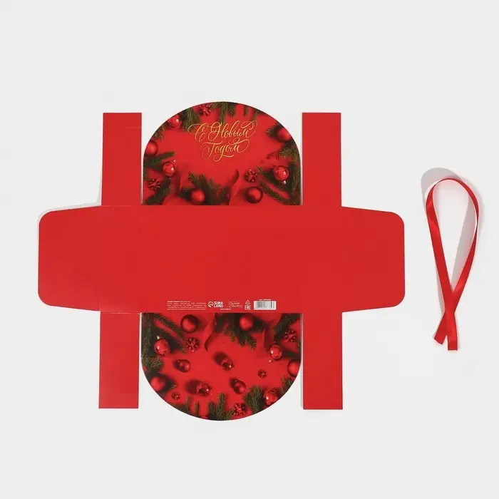 Коробка новогодняя складная «Новогоднее фото», 22 х 15 х 6 см, Новый год Коробка новогодняя складная «Новогоднее фото», 22 х 15 х 6 см, Новый год