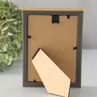 Фоторамка для фото 10х15 см "Oframe", пластик, золотой, (пластиковый экран)