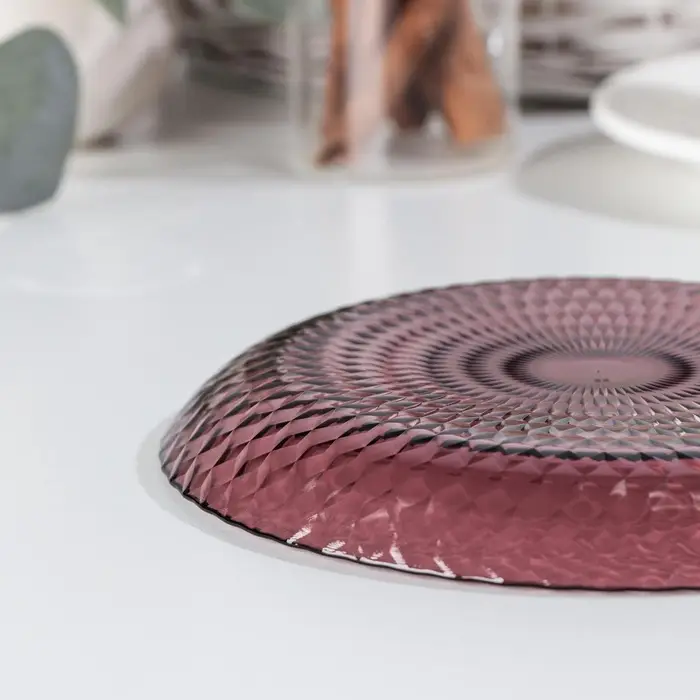 Десертная тарелка Luminarc &laquo;Идиллия&raquo;, d=19 см, стекло, лилак