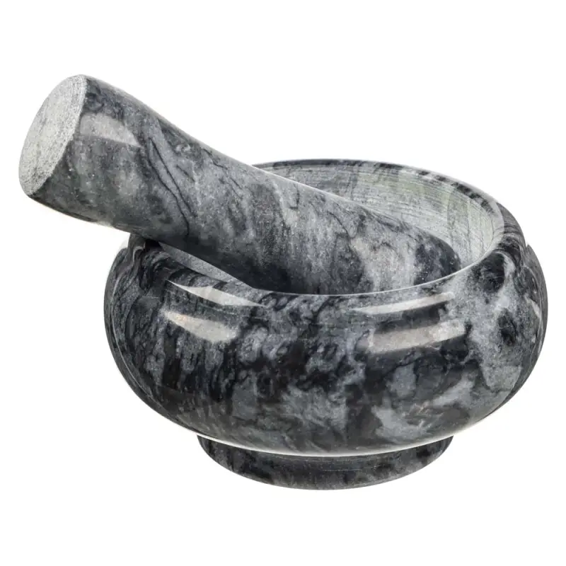 VETTA Ступка с пестиком, 9x4,5см, мрамор, 3 цвета