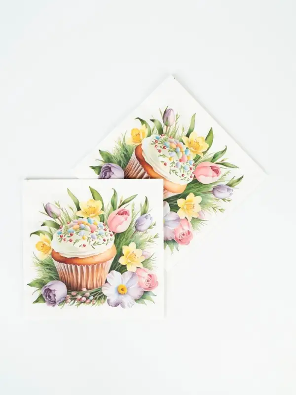 СФ Pero Prestige 33х33 "Весенний кекс" 3слоя 20л, 12 в тр. уп.