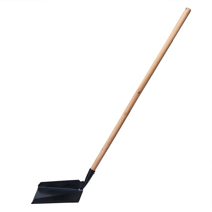 Совок хозяйственный, 19 × 19 × 5 см, металл, деревянный черенок 80 см Совок хозяйственный, 19 × 19 × 5 см, металл, деревянный черенок 80 см