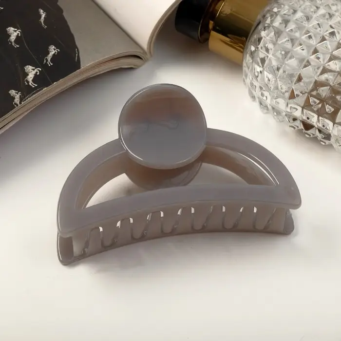 Крабик для волос «Глянец», дуга круг люкс, 9 см, МИКС Крабик для волос «Глянец», дуга круг люкс, 9 см, МИКС