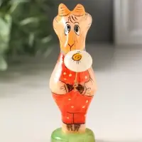 Фигурка &laquo;Козел с цветком&raquo;, 10&times;3.5 см, селенит
