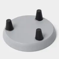 Аксессуары для ванной SAVANNA, 3 предмета, дозатор для мыла 390 мл, стакан 300 мл, мыльница, серые