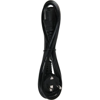 Кабель комп -> розет 220V ( угл Евровилка) 3Gx0,5mm2 1.8м iOpen ACE021-1.8M