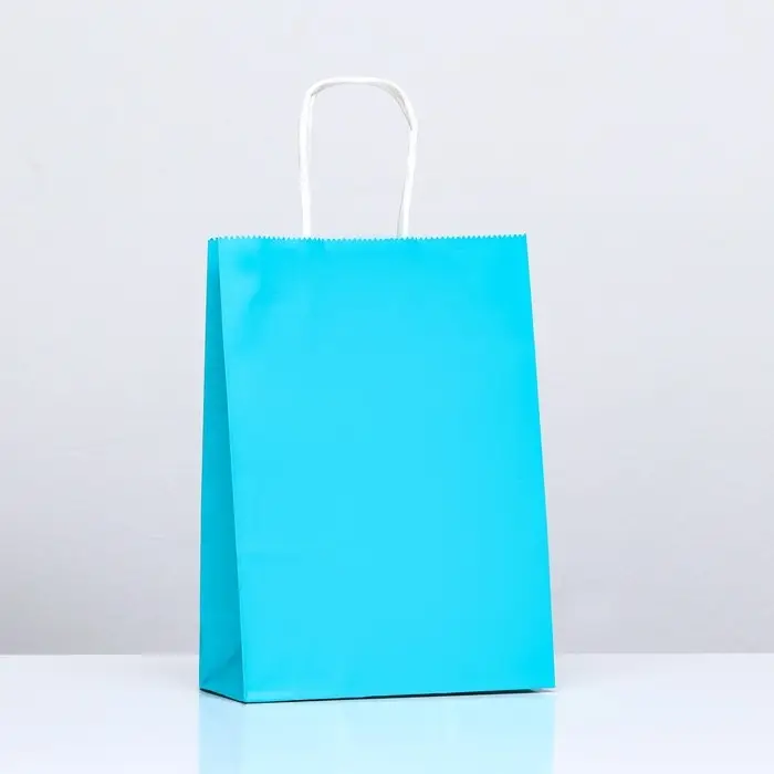 Пакет крафт «Радуга», голубой, 18×8×25 см, 80 г/м², 1 шт. Пакет крафт «Радуга», голубой, 18×8×25 см, 80 г/м², 1 шт.