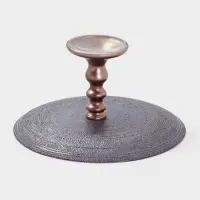 Блюдо для торта Inspiration, d=28 см, на ножке, стекло, фиолетовое