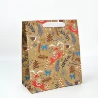 Набор пакетов крафтовых «Новогоднее поздравление» Набор пакетов крафтовых «Новогоднее поздравление»