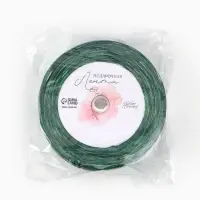 Лента атласная &laquo;С Днём защитника Отечества&raquo;, 25 мм, 23&plusmn;1 м, зелёная