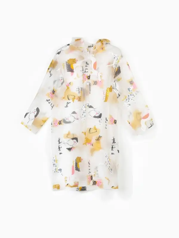 Дождевик детский &laquo;Собаки&raquo;, рост 125-155 см