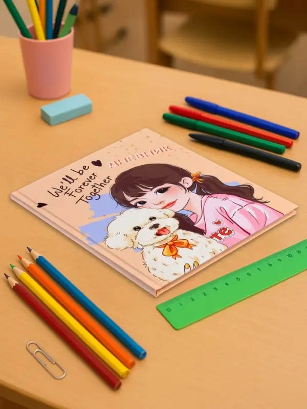 Дневник школьный для 1-11 классов, &laquo;Домашний любимец&raquo;, твёрдая обложка 7БЦ, матовая ламинация, 40 листов