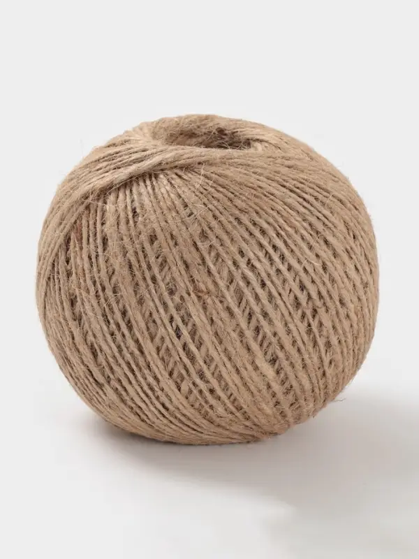 Шпагат джутовый Доляна, двухниточный, 1.12 ктекс, 312 м