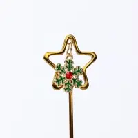 Ложки с подвесами &laquo;Счастья в Новом году!&raquo;, подарочный набор 2 шт., 15.8&times;2.5 см