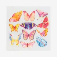 Термонаклейка &laquo;Акварельные бабочки&raquo;, 19.5&times;21 см, 11 дизайнов