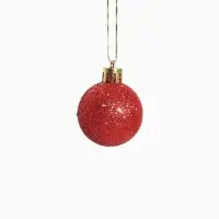 Ёлочные игрушки набор 33 шт. &laquo;Праздничный хоровод&raquo; 4 см, красный