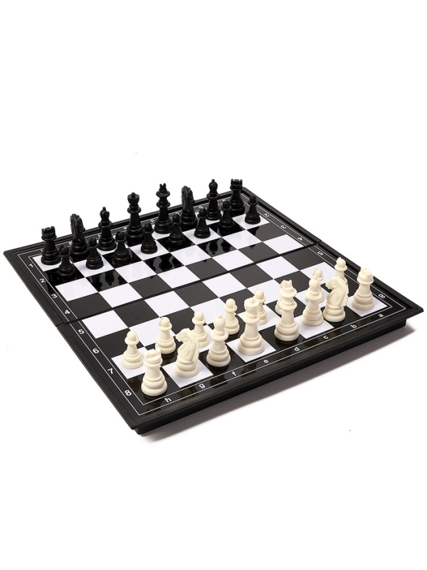 Шахматы магнитные 31 х 31 см, король h-5.8 см, d-2.3 см, доска и фигуры пластик Шахматы магнитные 31 х 31 см, король h-5.8 см, d-2.3 см, доска и фигуры пластик