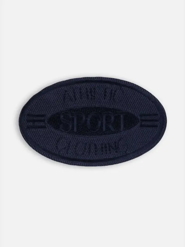 Термоаппликация SPORT, 4.8×8 см, тёмно-синяя Термоаппликация SPORT, 4.8×8 см, тёмно-синяя