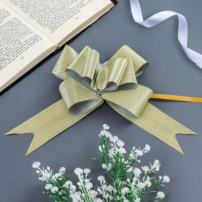 Бант - бабочка №5, белое золото Бант - бабочка №5, белое золото